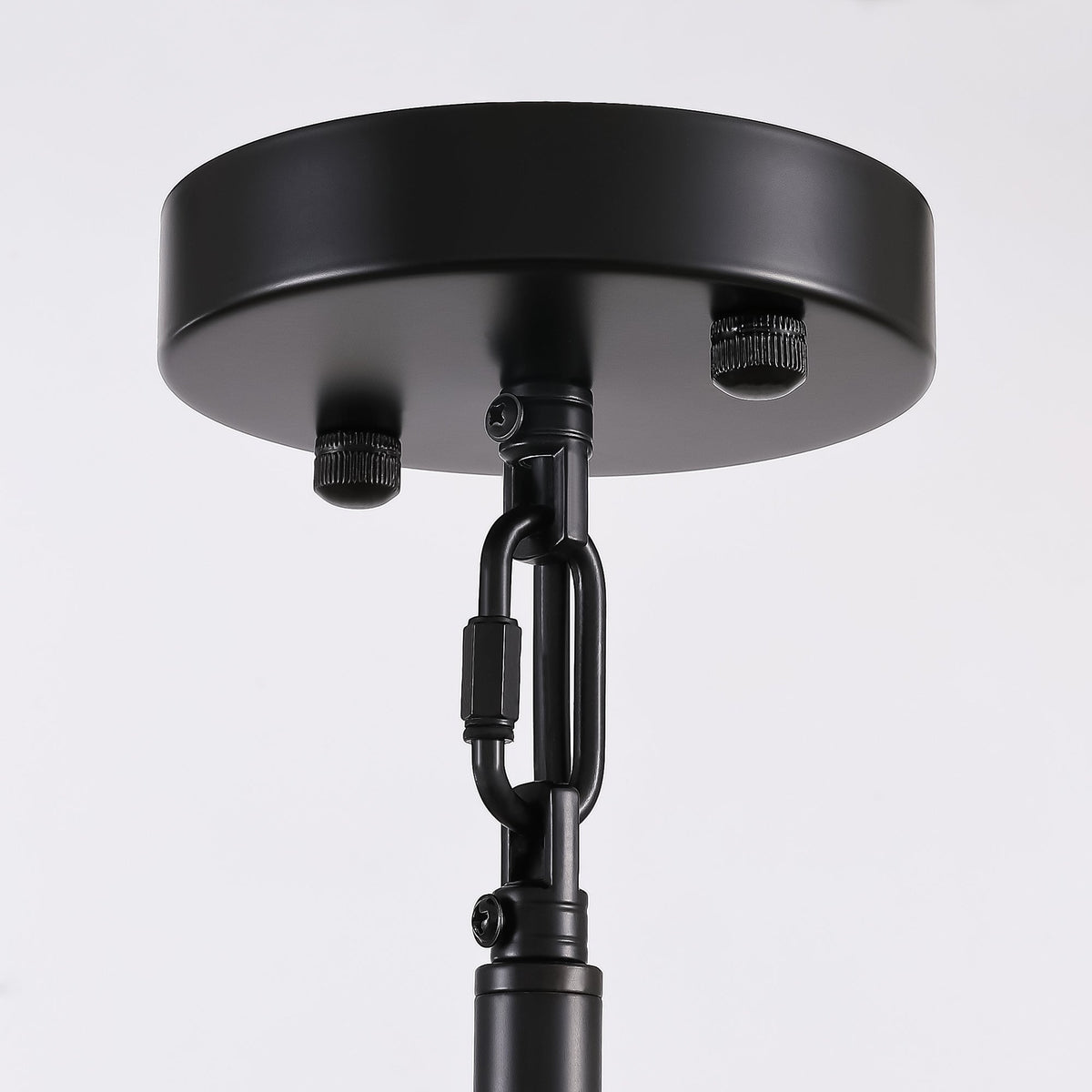 8-Light Dimmable Drum Chandelier with Textured Glass, Modern Lighting for Kitchen Island or Dining Room