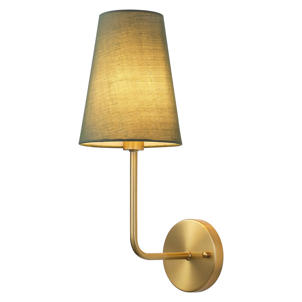 1 - Light Hardwired Dimmable Armed Sconce