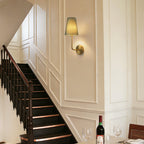 1 - Light Hardwired Dimmable Armed Sconce