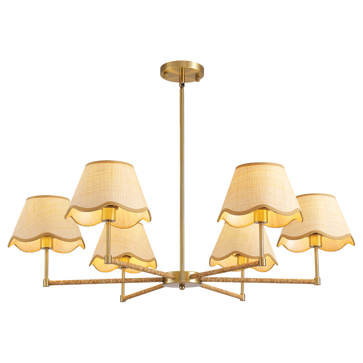 6 - Light Dimmable Classic / Traditional Chandelier