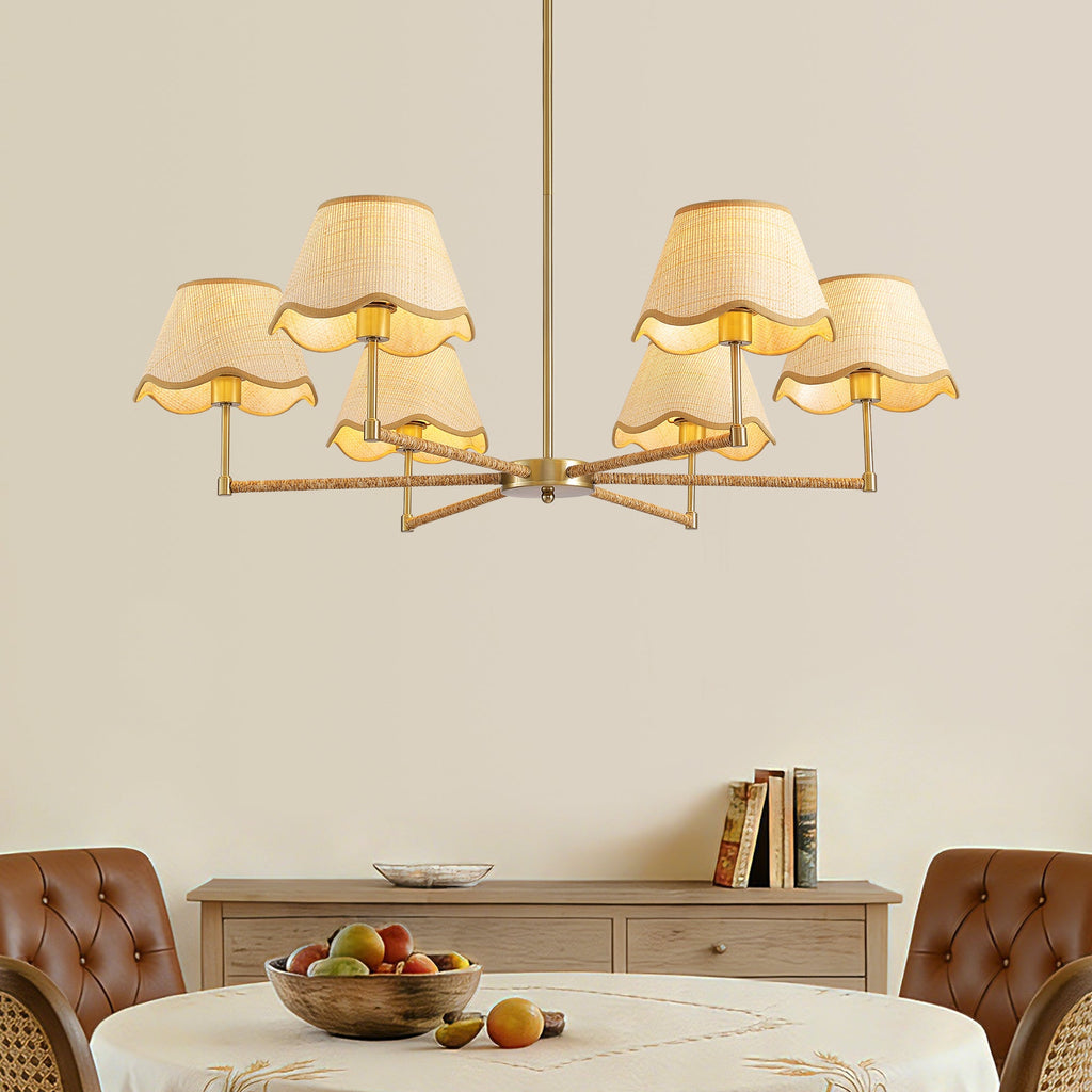 6 - Light Dimmable Classic / Traditional Chandelier