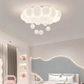 Cloud-Shaped LED Ceiling Light with Hanging Spheres – Whimsical Modern Flush Mount for Kids’ & Bedrooms