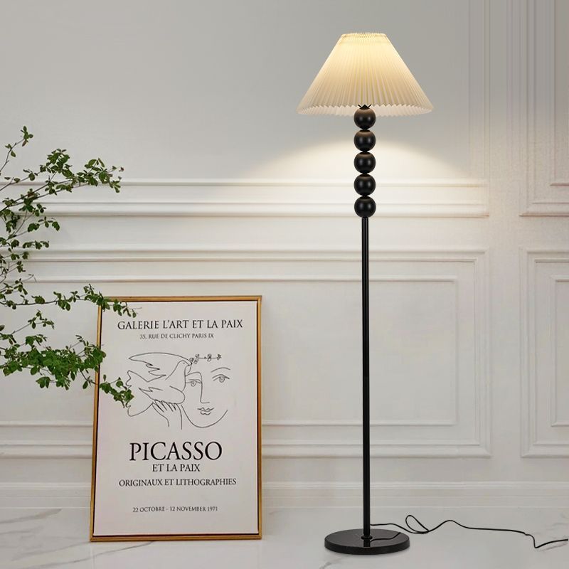 Modern Beaded Floor Lamp with Soft Glow - Anti-Glare Healthy Lighting for Home Decor