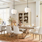 Vintage Opal Glass Pendant Light – Modern Farmhouse & Mid-Century Kitchen Hanging Light