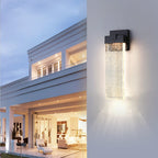 Contemporary Bubble Glass Outdoor Wall Light for Modern Homes